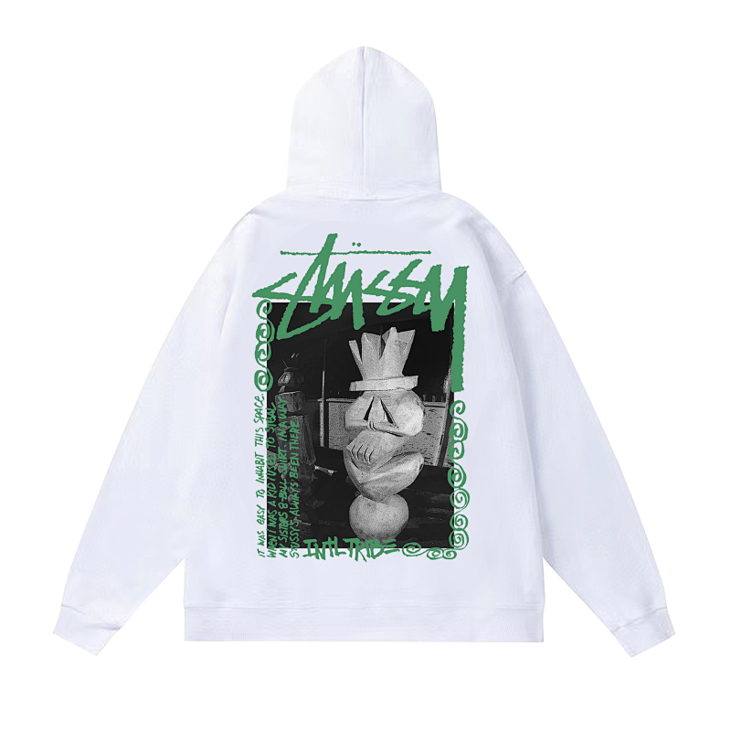 Stussy Classical Bust Poster Pullover Hoodie