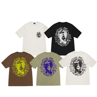 Stussy Classical Face Medallion T-Shirt 01