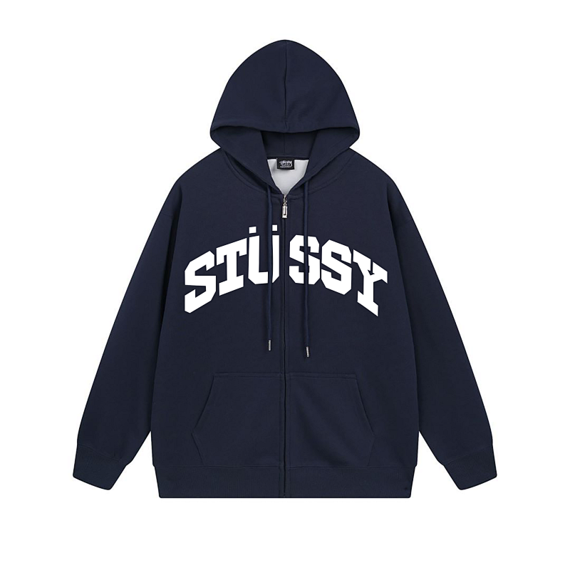 Stussy Cloud Ring Handstyle Full-Zip Hoodie