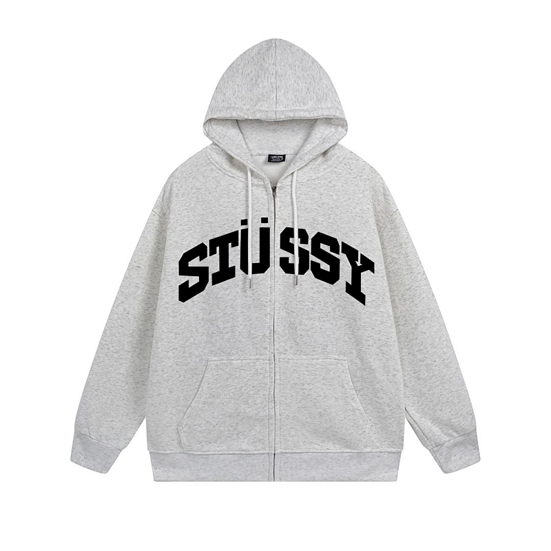 Stussy Cloud Ring Handstyle Full-Zip Hoodie