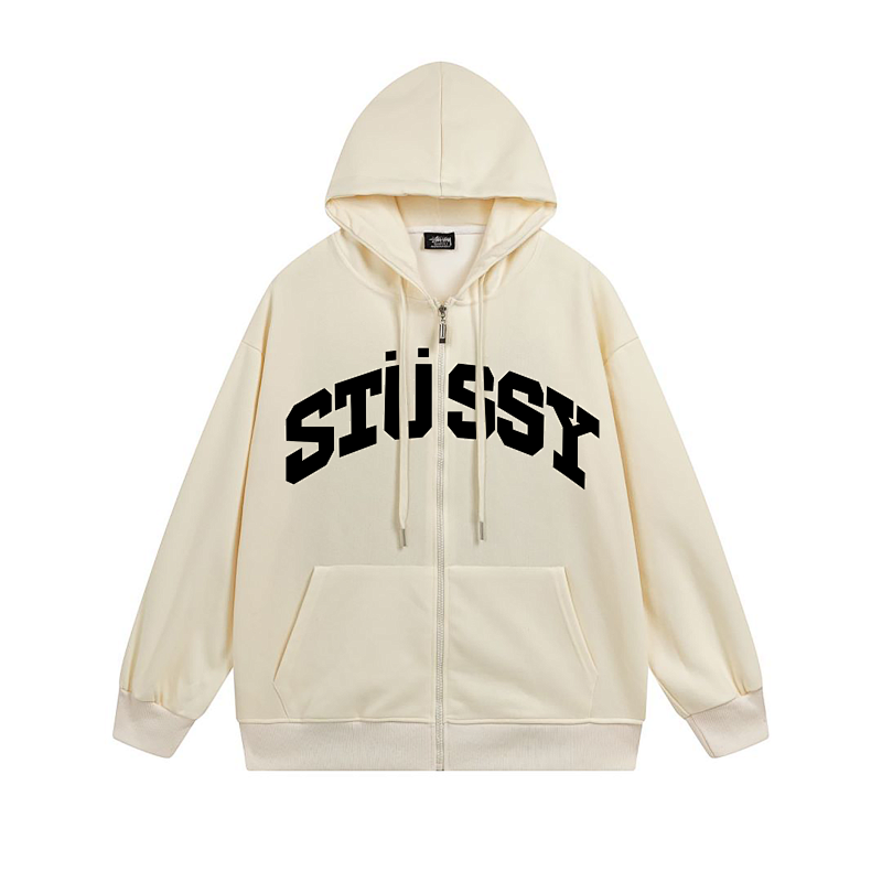 Stussy Cloud Ring Handstyle Full-Zip Hoodie