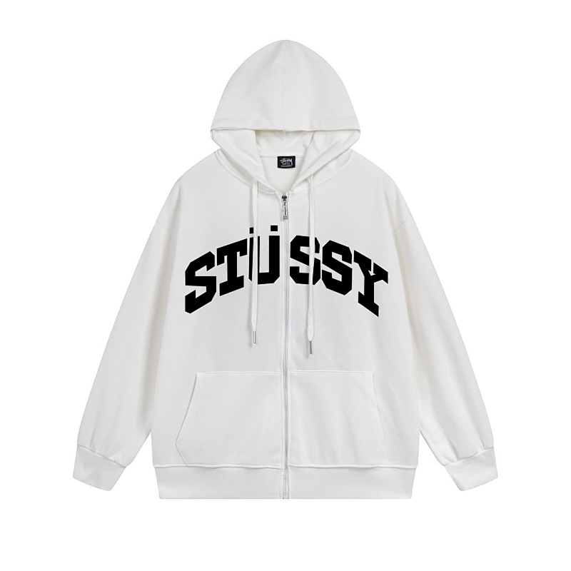Stussy Cloud Ring Handstyle Full-Zip Hoodie