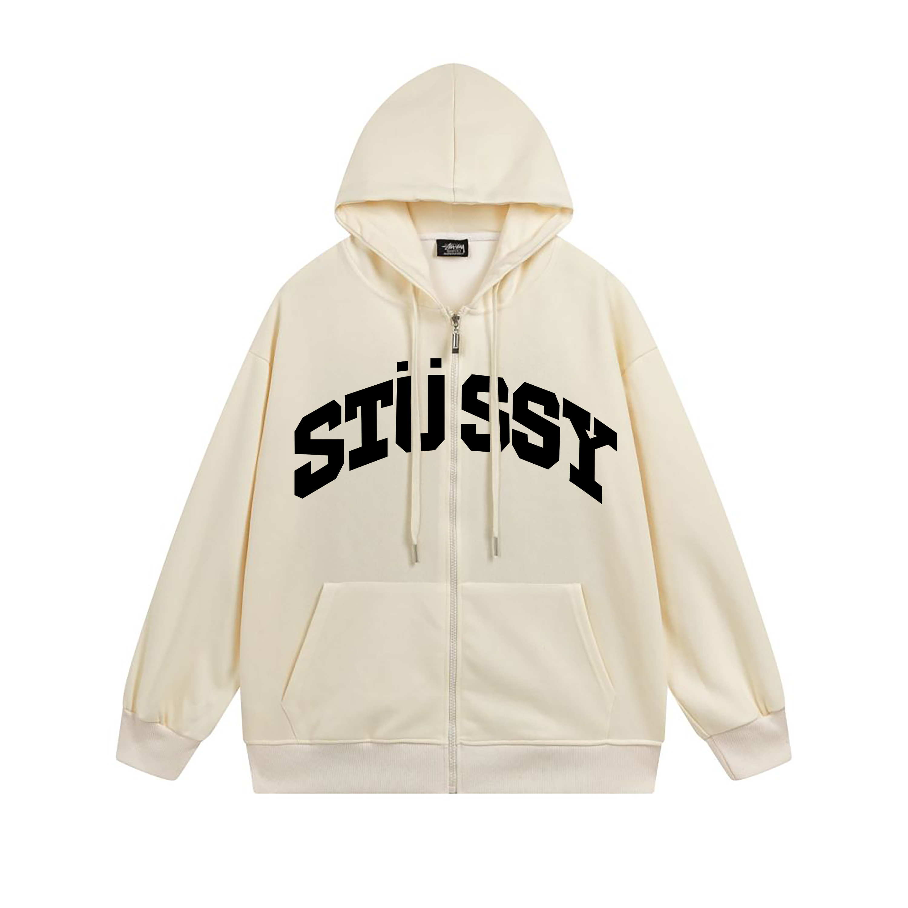 Stussy Cloud Ring Handstyle Full-Zip Hoodie