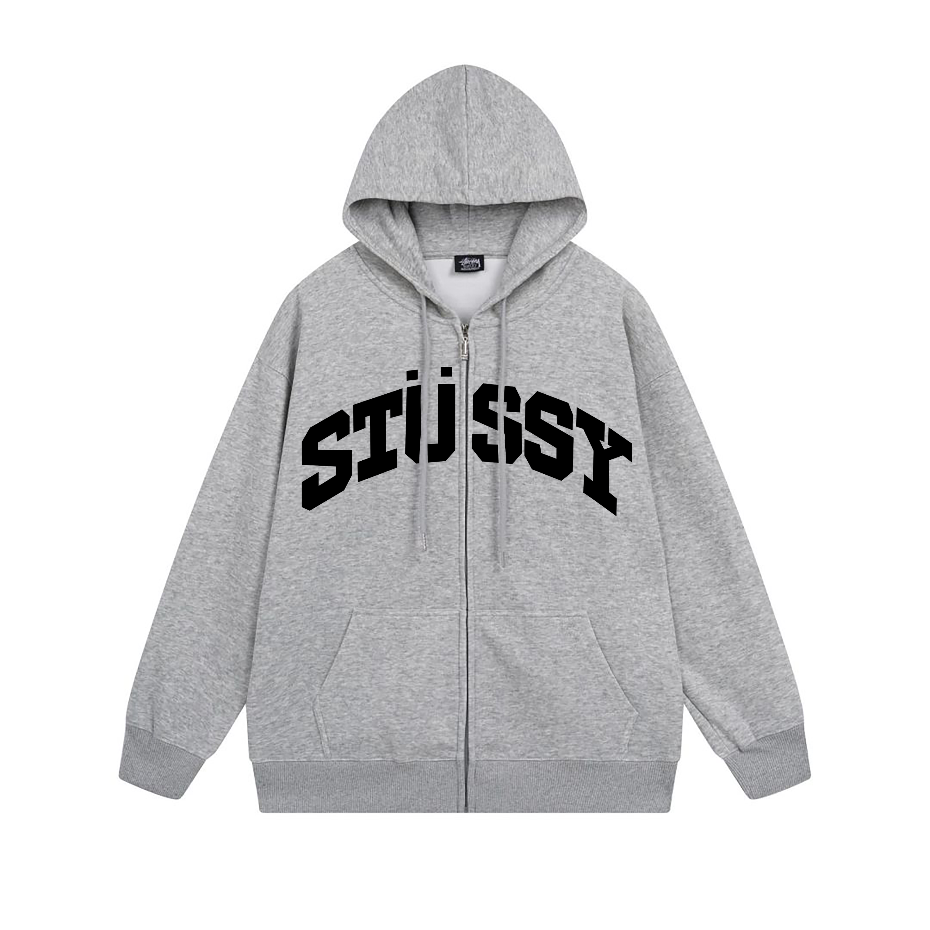 Stussy Cloud Ring Handstyle Full-Zip Hoodie