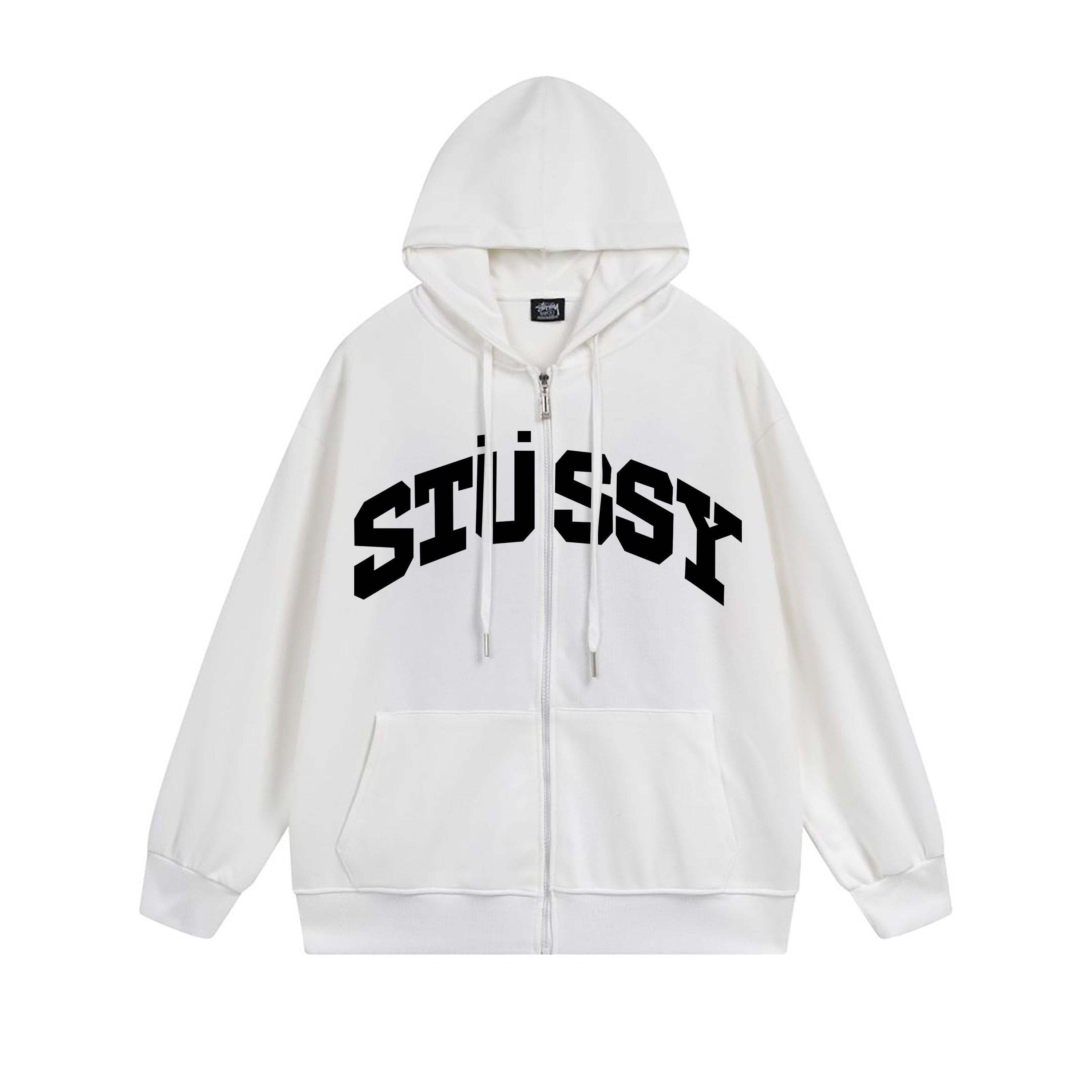 Stussy Cloud Ring Handstyle Full-Zip Hoodie