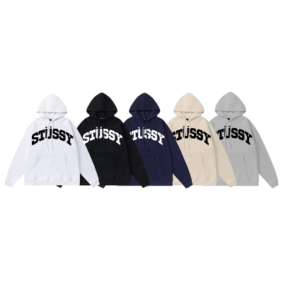 Stussy Collegiate Arch Logo Pullover Hoodie 01