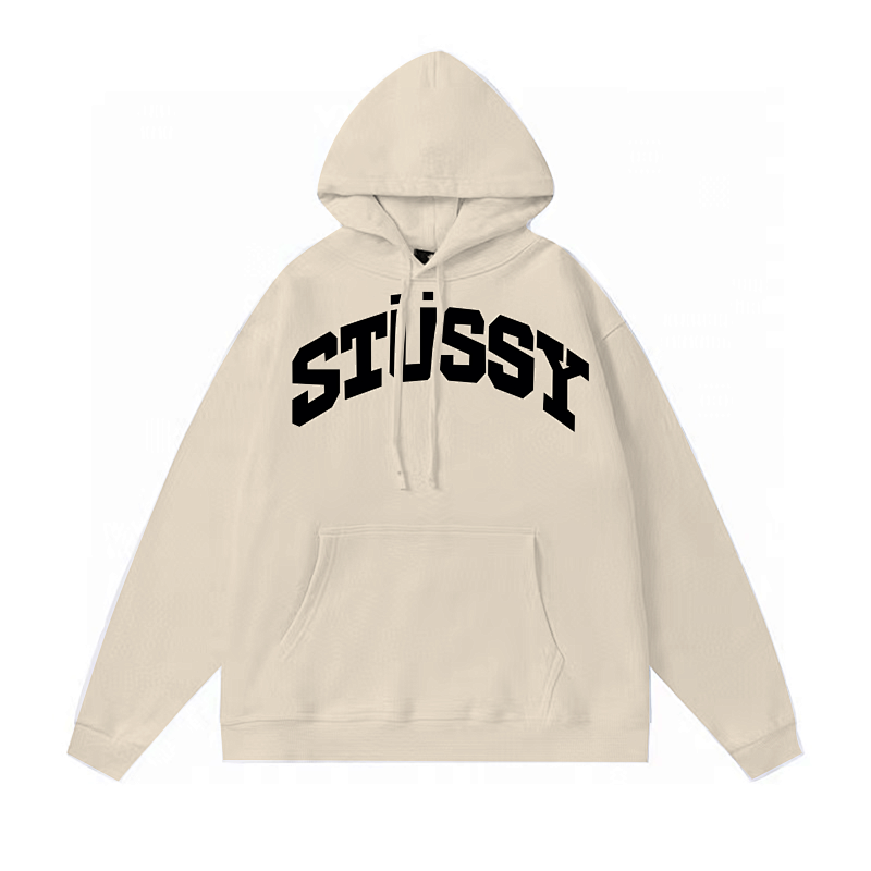 Stussy Collegiate Arch Logo Pullover Hoodie
