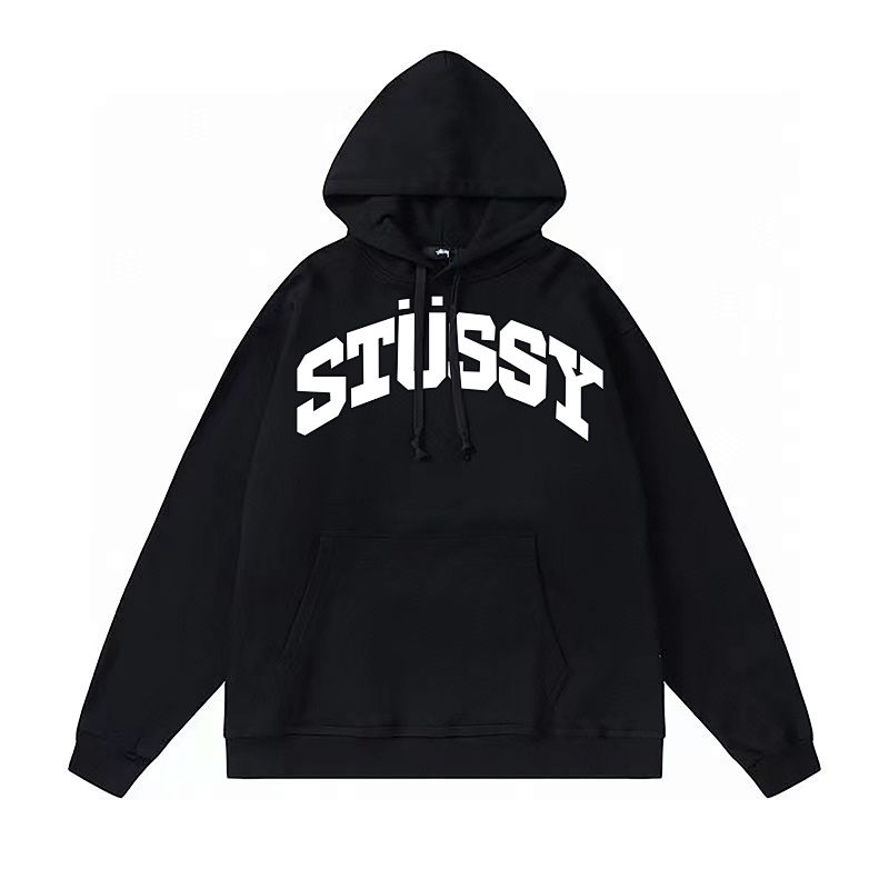 Stussy Collegiate Arch Logo Pullover Hoodie