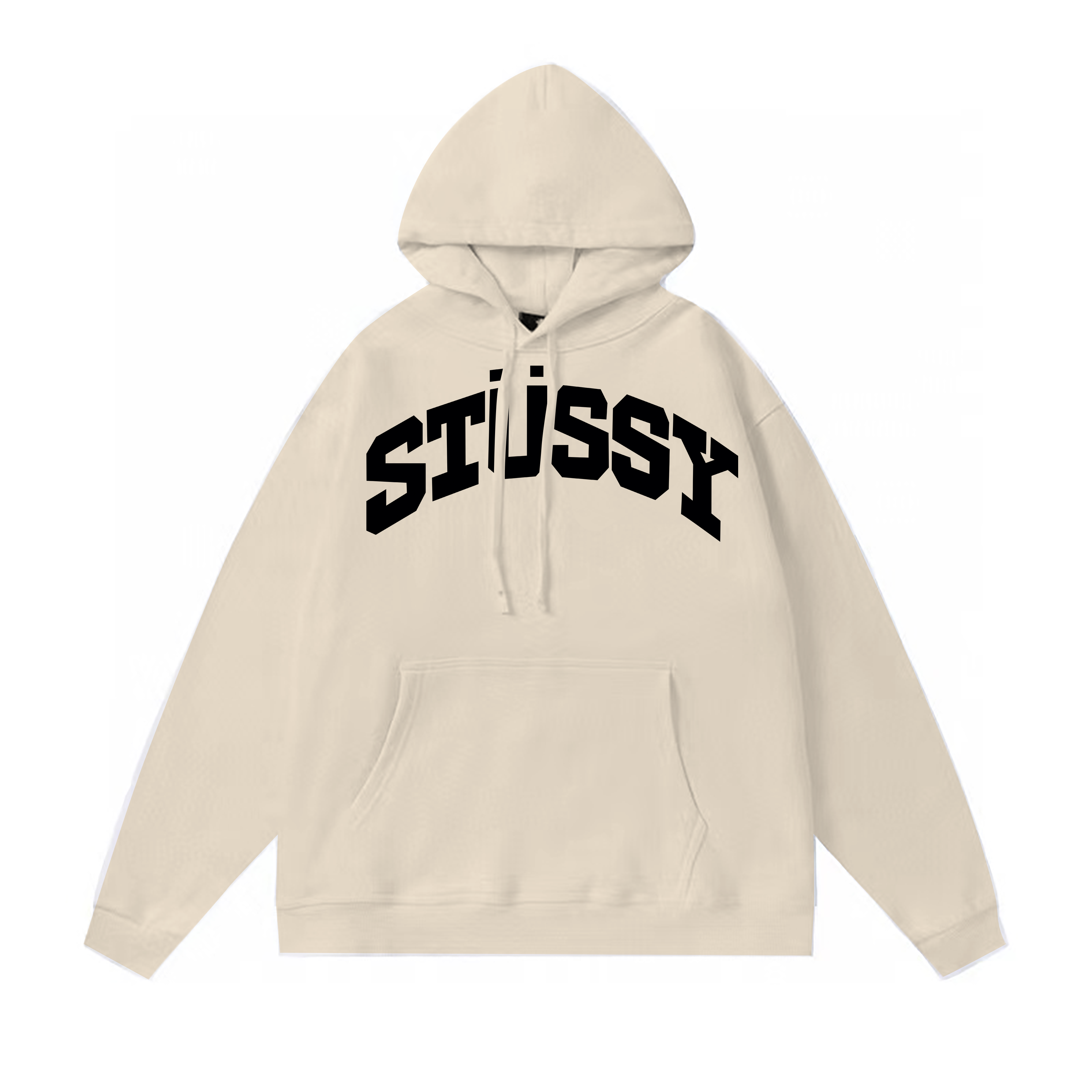 Stussy Collegiate Arch Logo Pullover Hoodie