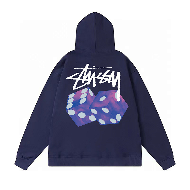 Stussy Color Block Dice Pullover Hoodie