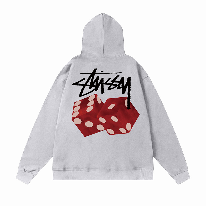Stussy Color Block Dice Pullover Hoodie
