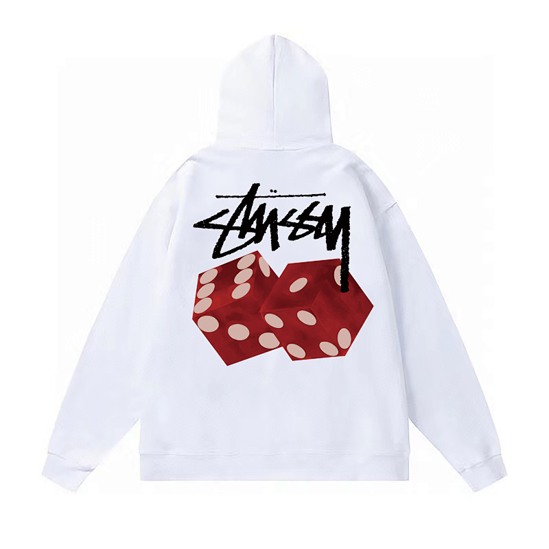 Stussy Color Block Dice Pullover Hoodie