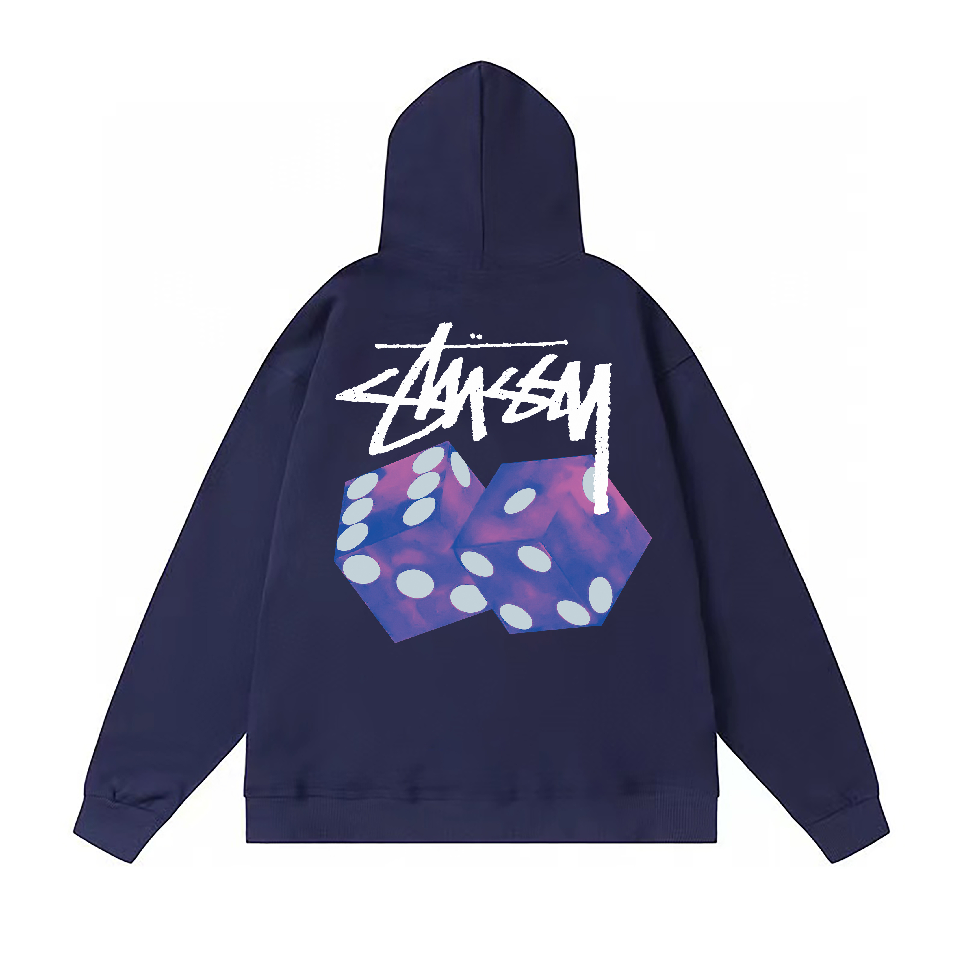 Stussy Color Block Dice Pullover Hoodie