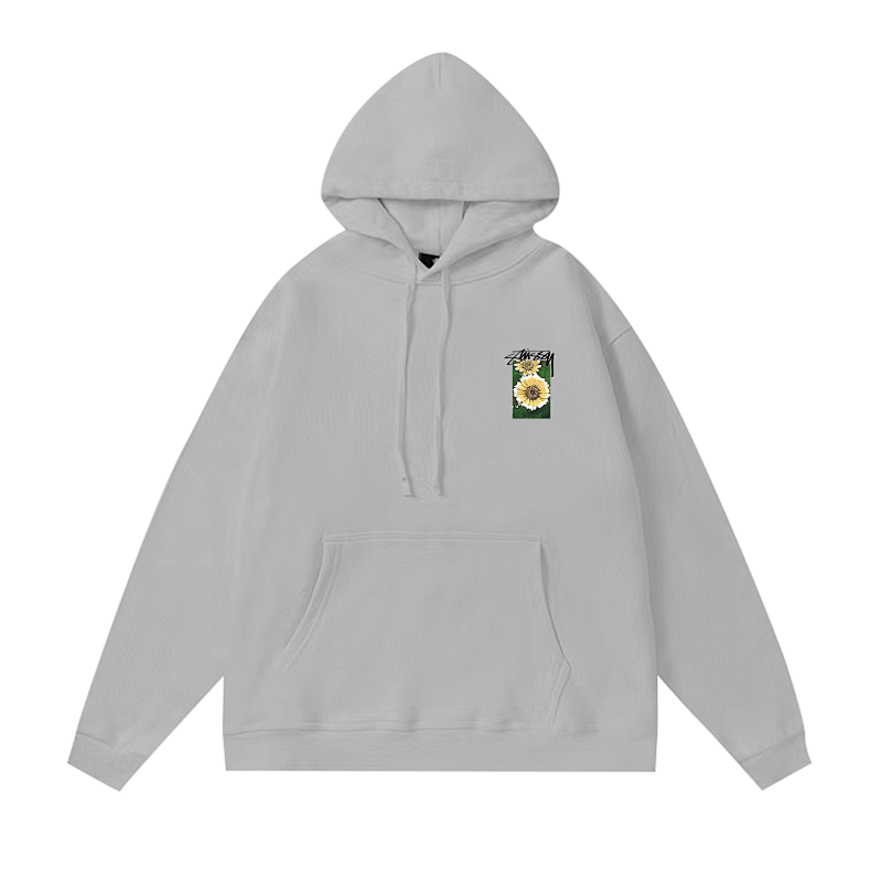 Stussy Color Block Poster Grid Pullover Hoodie