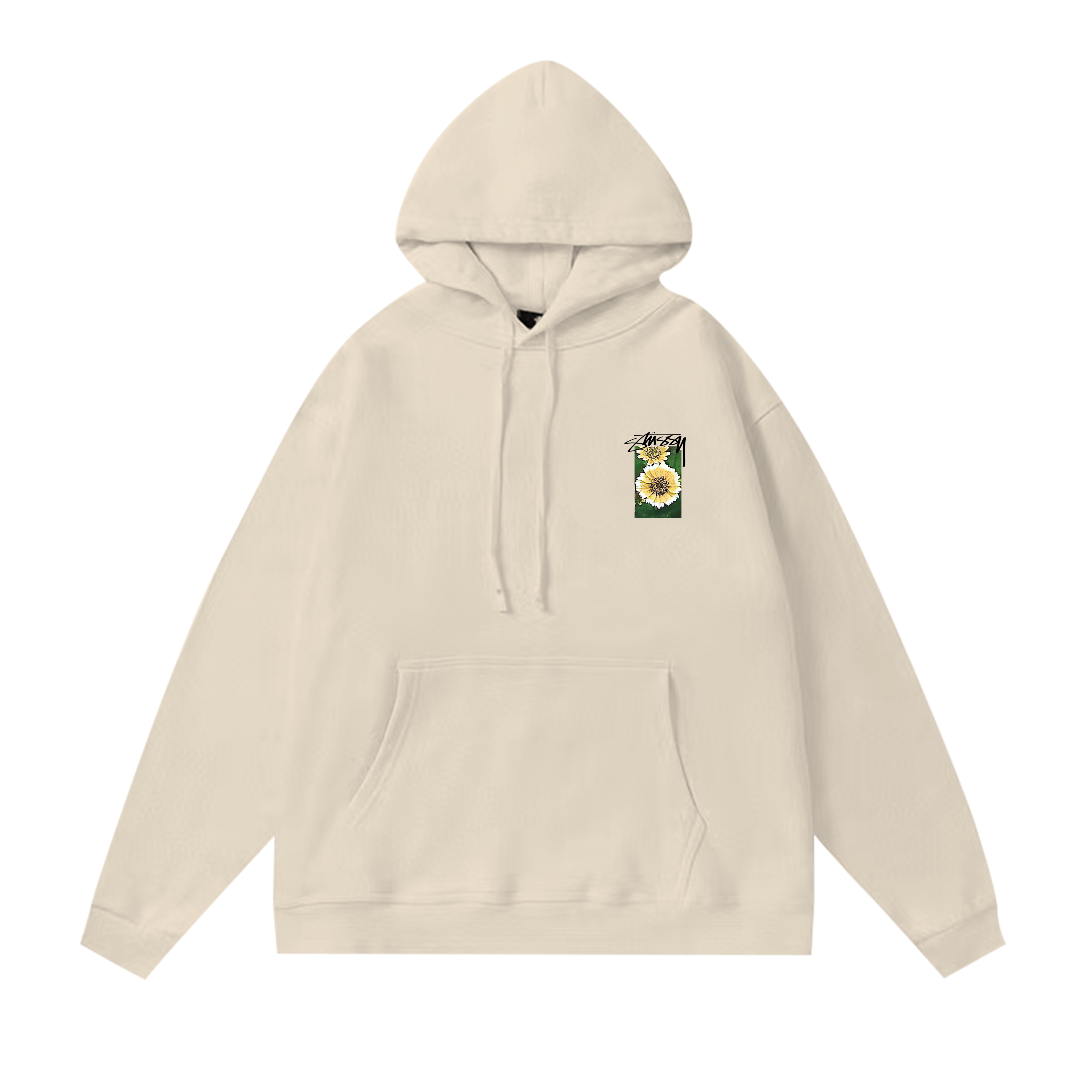 Stussy Color Block Poster Grid Pullover Hoodie