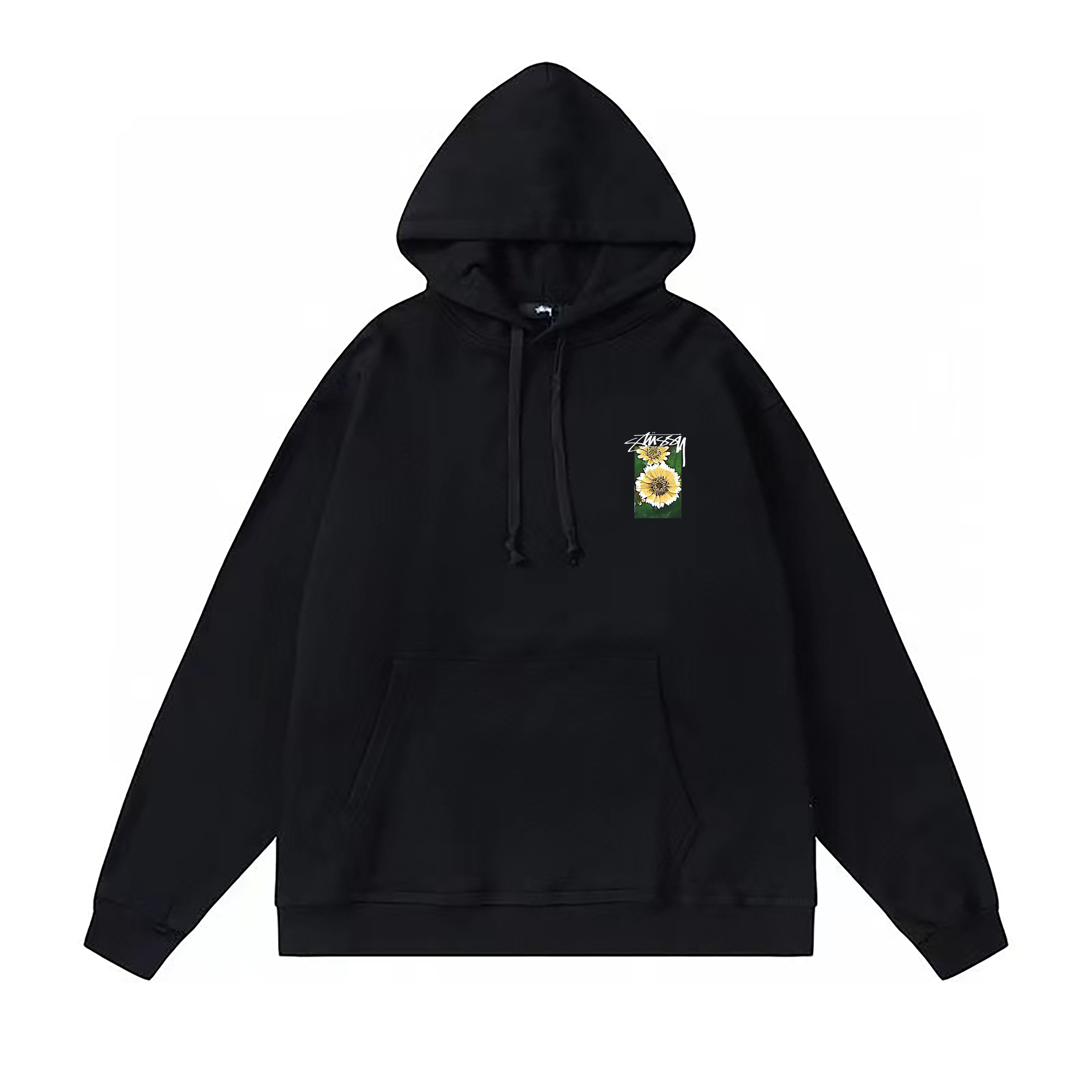 Stussy Color Block Poster Grid Pullover Hoodie