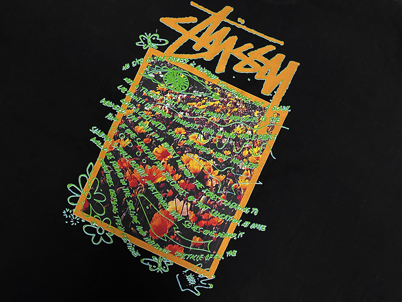 Stussy Color Grid Poster T-Shirt
