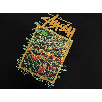 Stussy Color Grid Poster T-Shirt 02