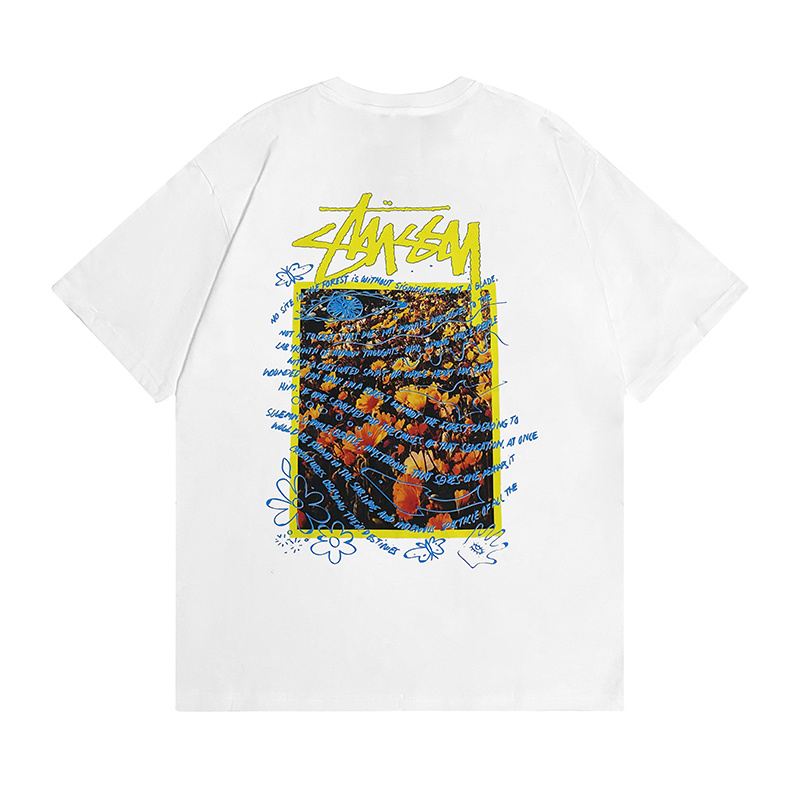 Stussy Color Grid Poster T-Shirt