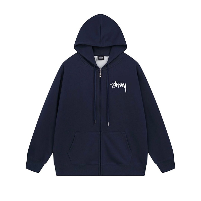 Stussy Color Mosaic Globe Full-Zip Hoodie