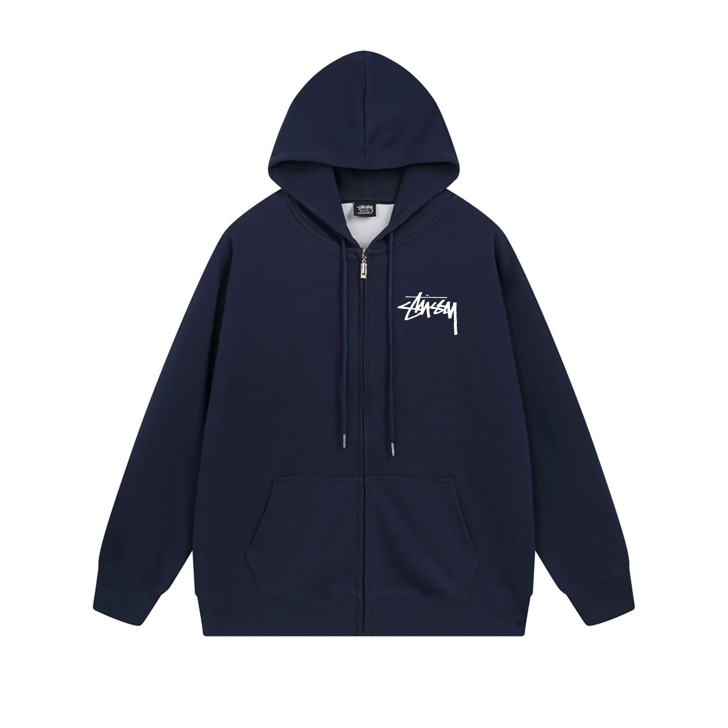 Stussy Color Mosaic Globe Full-Zip Hoodie