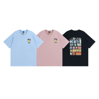 Stussy Color Tile Grid T-Shirt 01