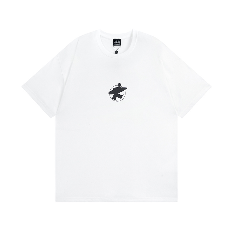 Stussy Contrast Handstyle Script Logo T-Shirt
