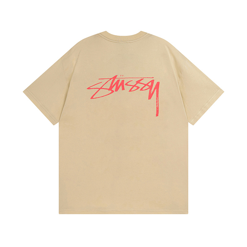 Stussy Contrast Handstyle Script Logo T-Shirt