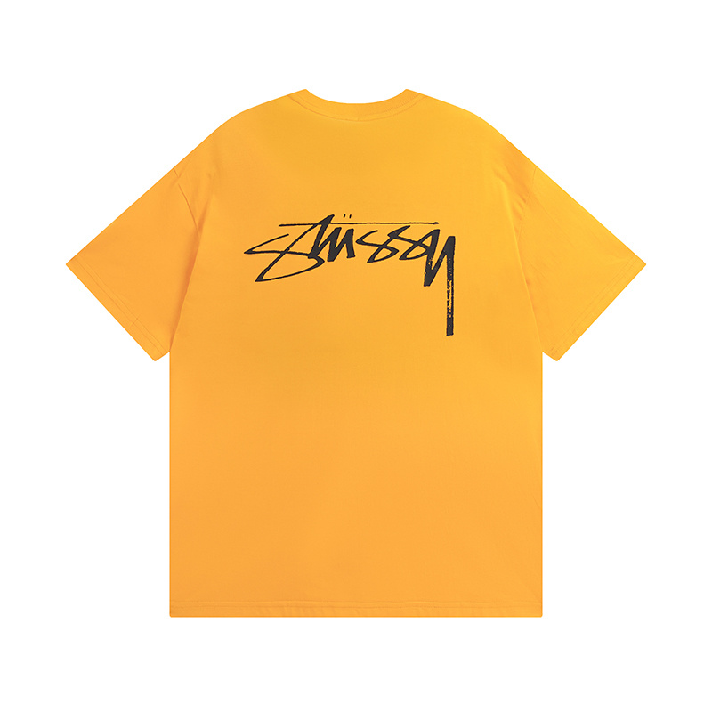 Stussy Contrast Handstyle Script Logo T-Shirt