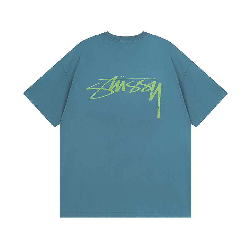 Stussy Contrast Handstyle Script Logo T-Shirt