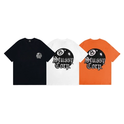 Stussy Corp 8 Ball Gothic T-Shirt 01