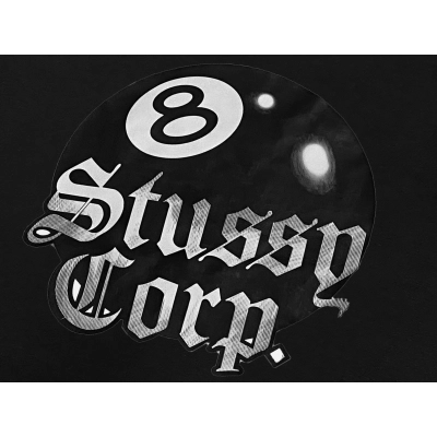 Stussy Corp 8 Ball Gothic T-Shirt 02