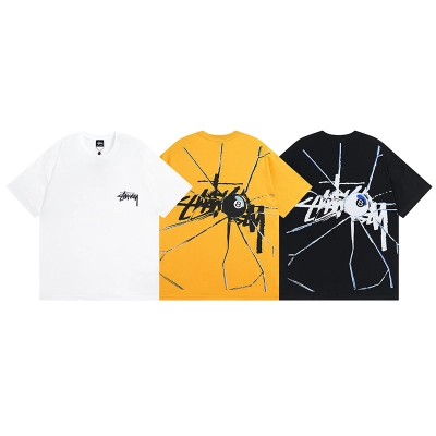 Stussy Cracked Glass Handstyle T-Shirt 01
