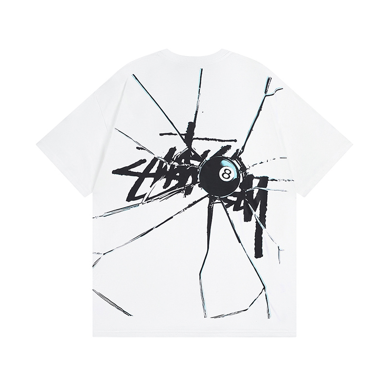Stussy Cracked Glass Handstyle T-Shirt