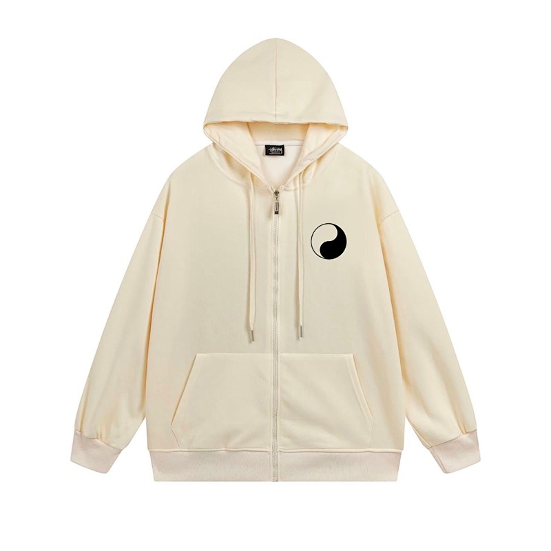 Stussy Crescent Moon Handstyle Full-Zip Hoodie