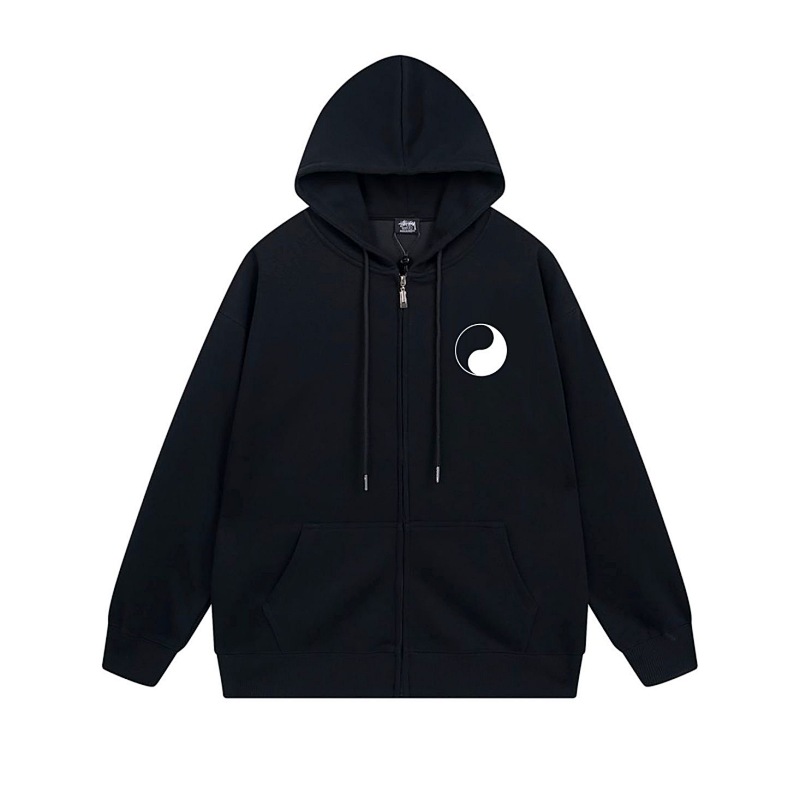 Stussy Crescent Moon Handstyle Full-Zip Hoodie