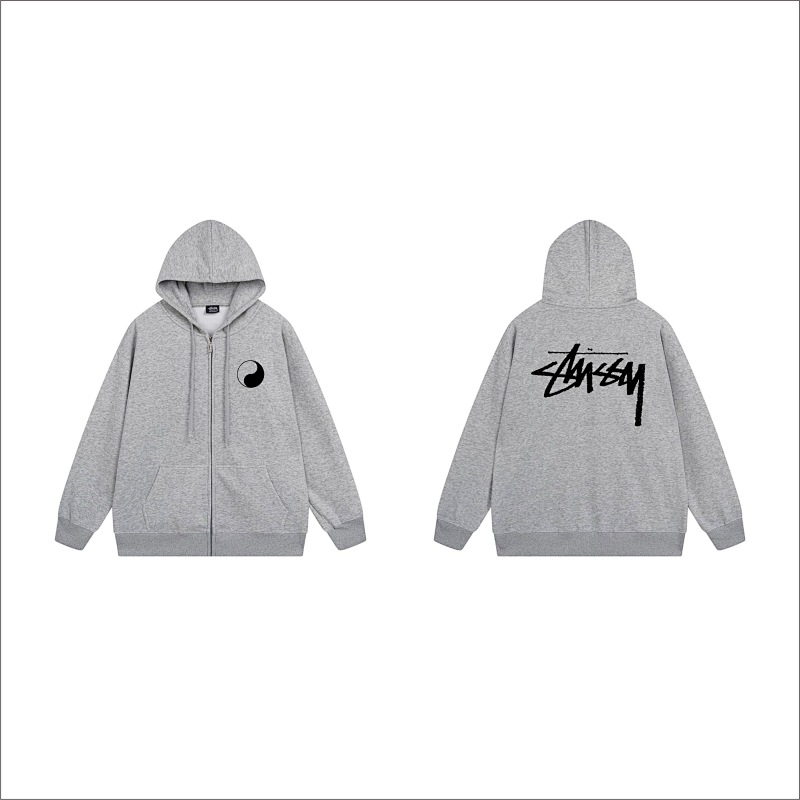 Stussy Crescent Moon Handstyle Full-Zip Hoodie