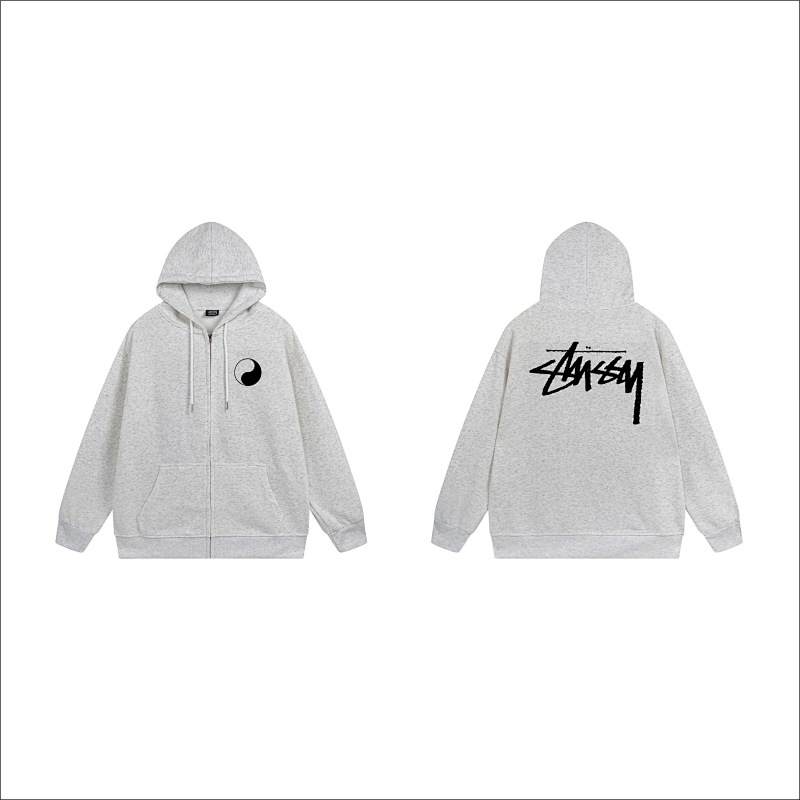 Stussy Crescent Moon Handstyle Full-Zip Hoodie