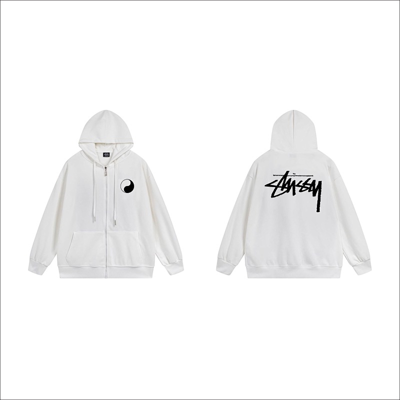Stussy Crescent Moon Handstyle Full-Zip Hoodie
