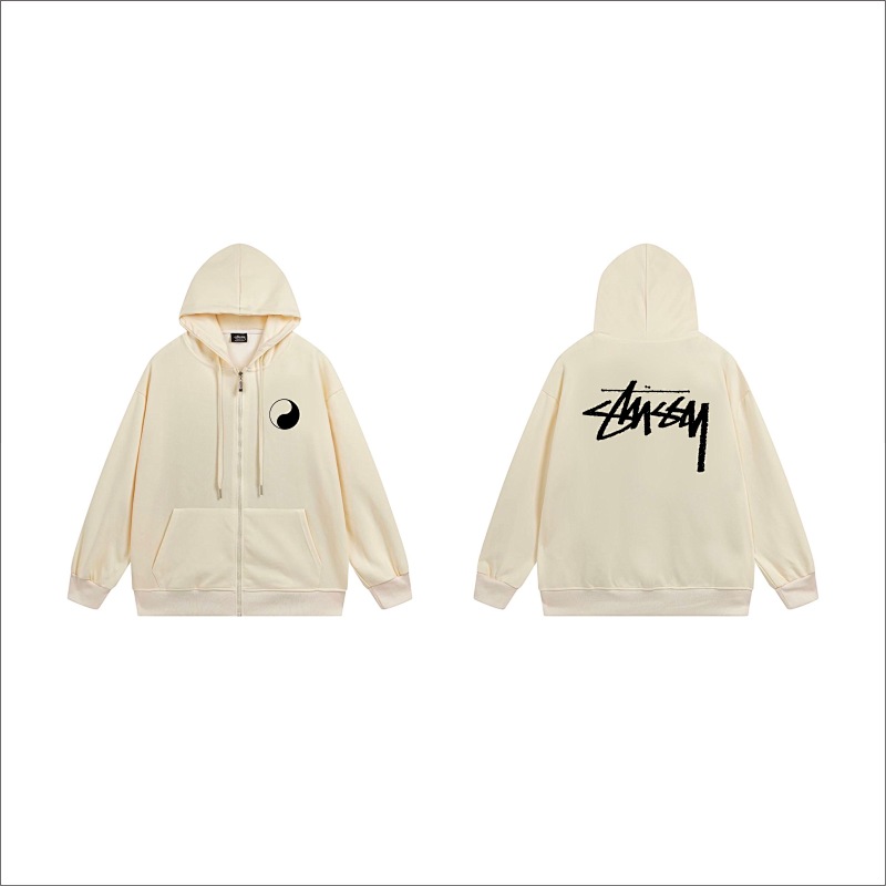 Stussy Crescent Moon Handstyle Full-Zip Hoodie
