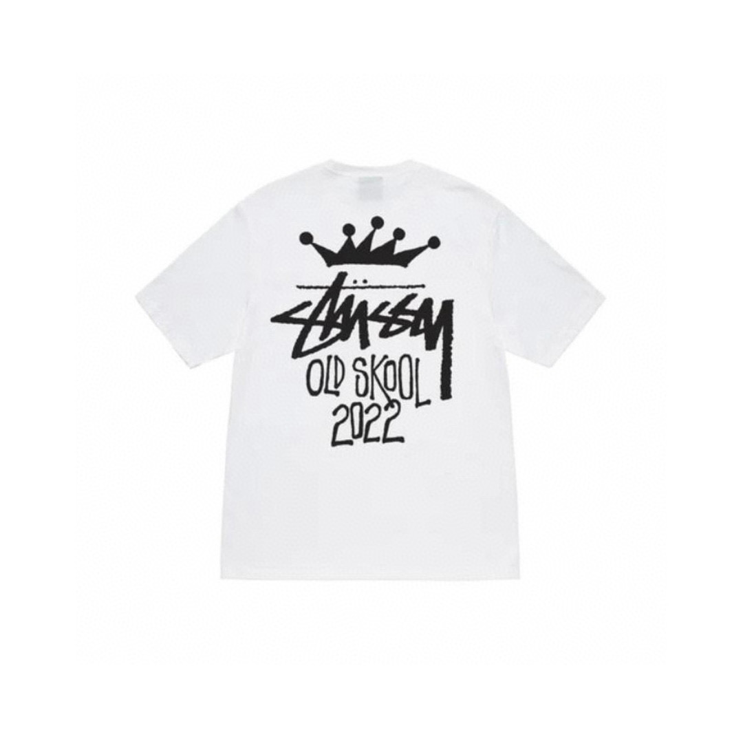 Stussy Crown Handstyle Typography T-Shirt