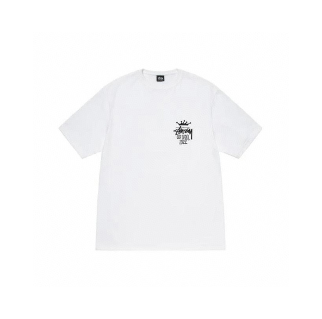 Stussy Crown Handstyle Typography T-Shirt