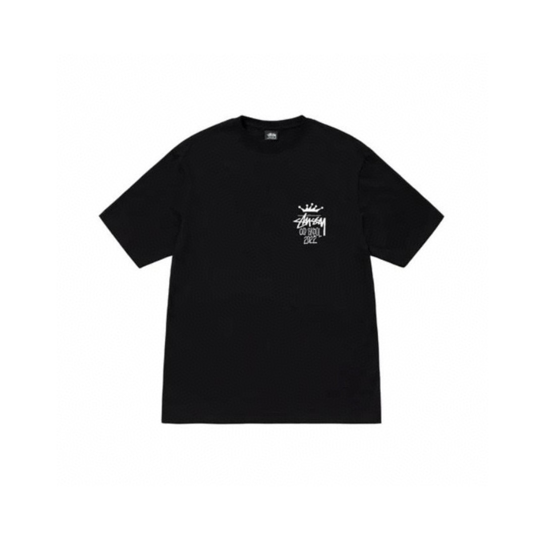 Stussy Crown Handstyle Typography T-Shirt