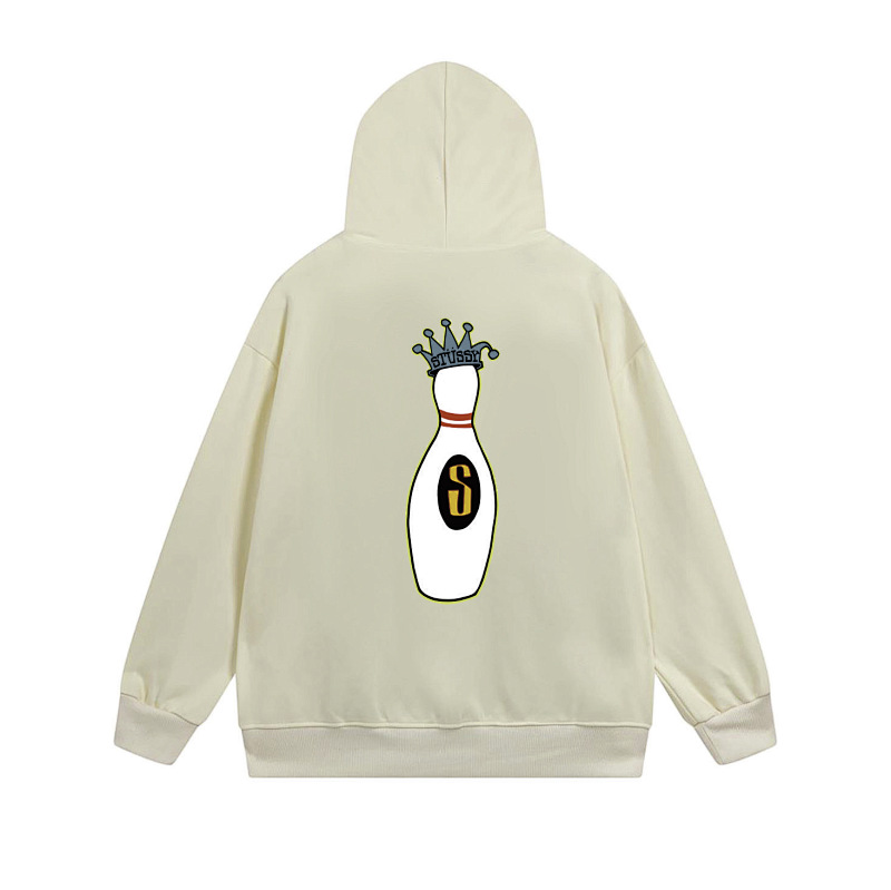 Stussy Crowned Bottle Icon Full-Zip Hoodie