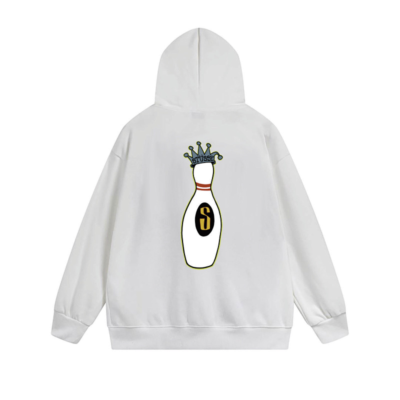 Stussy Crowned Bottle Icon Full-Zip Hoodie