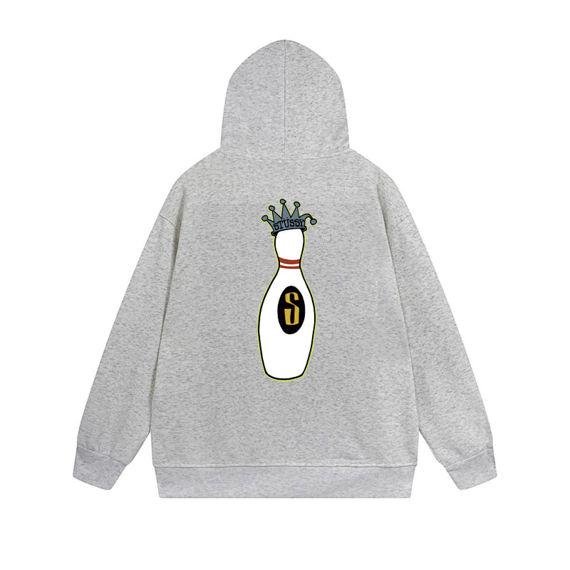 Stussy Crowned Bottle Icon Full-Zip Hoodie