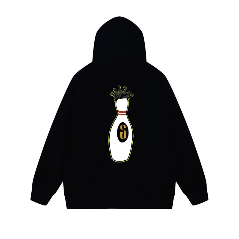 Stussy Crowned Bottle Icon Full-Zip Hoodie