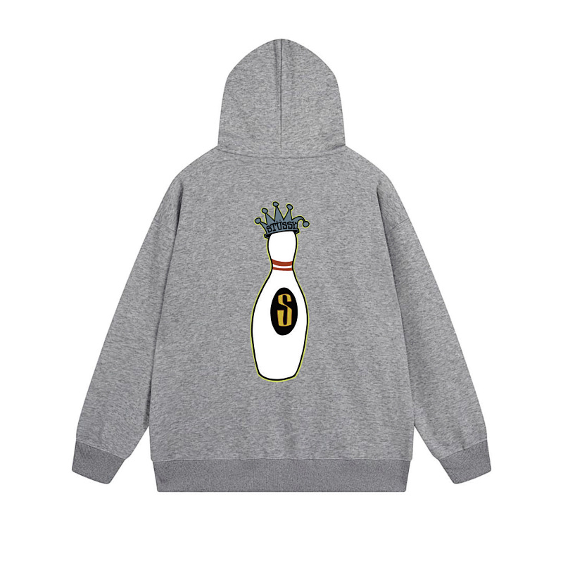 Stussy Crowned Bottle Icon Full-Zip Hoodie