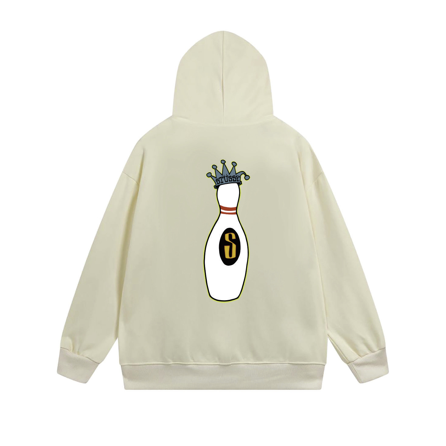 Stussy Crowned Bottle Icon Full-Zip Hoodie