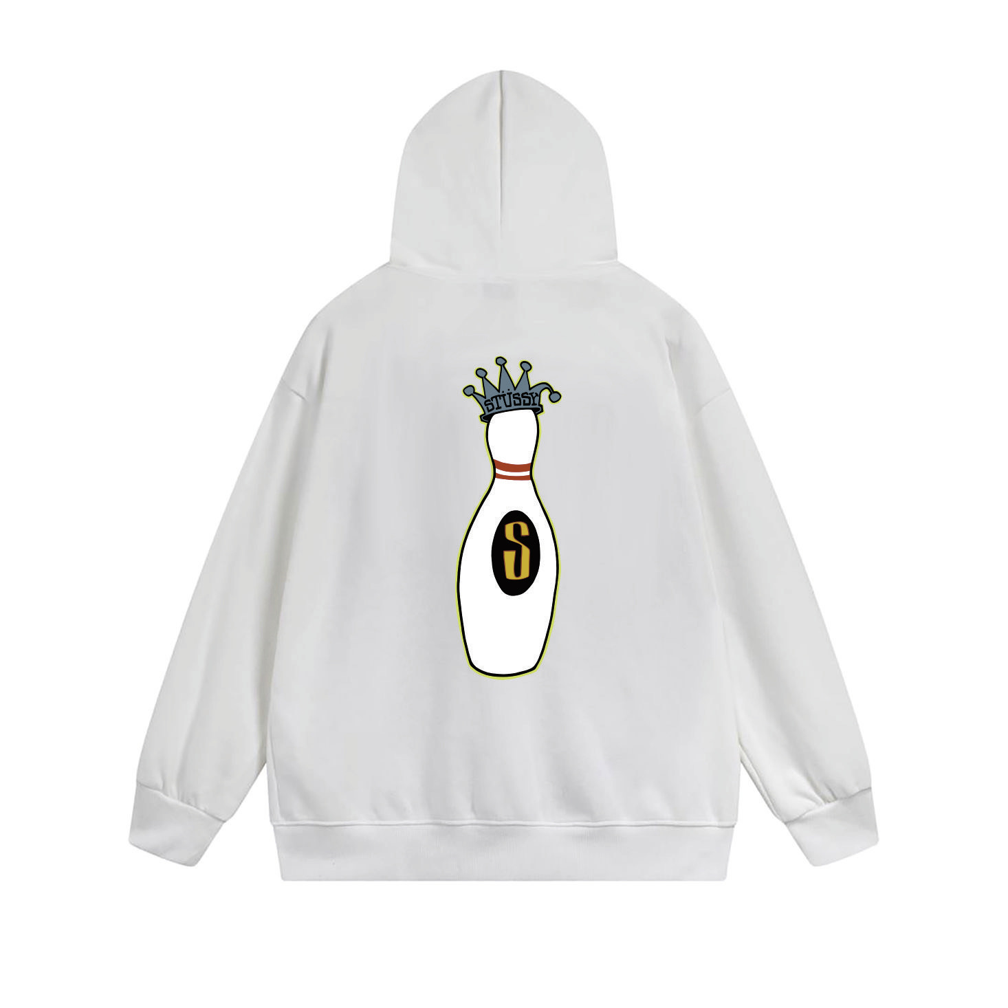 Stussy Crowned Bottle Icon Full-Zip Hoodie